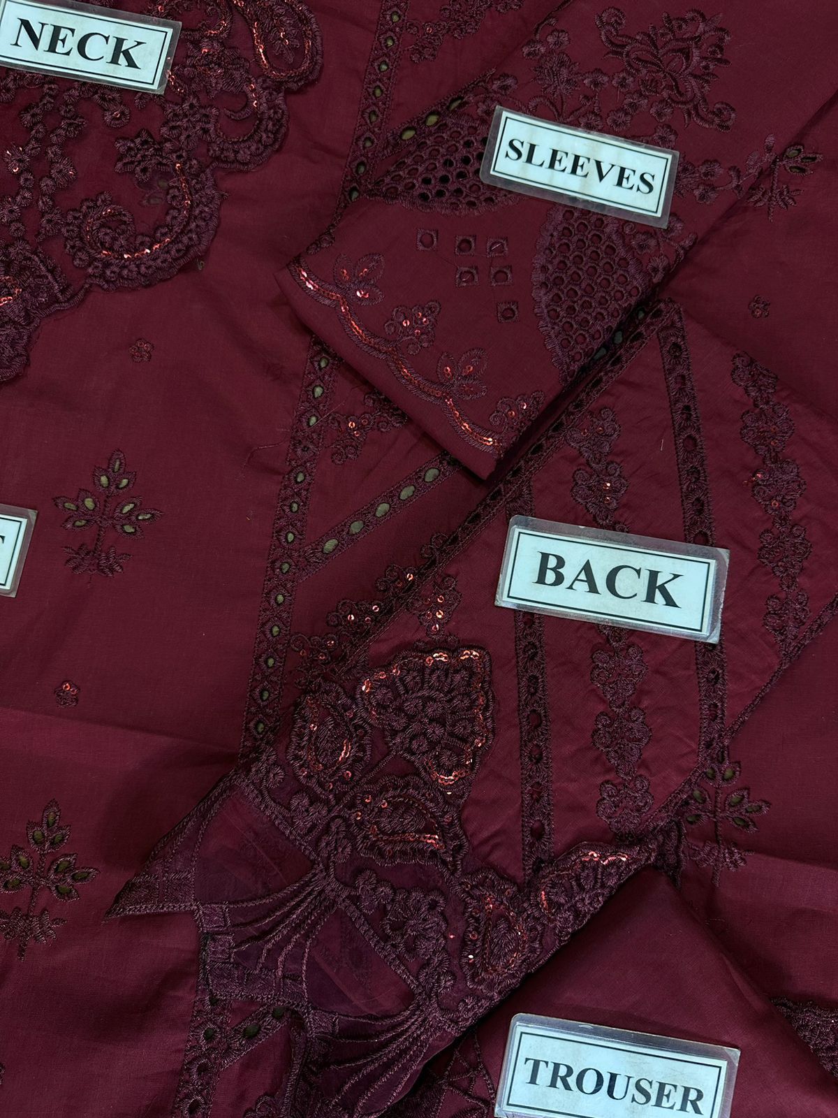 3PC UNSTITCHED FANCY SUIT