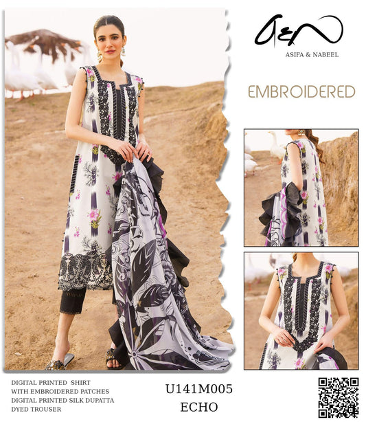 3PC UNSTITCHED SUIT